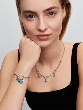 Pandora Openable Oval Link Chain Bracelet